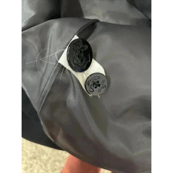 Nautica Double Breasted Peacoat Size 6 Mid Length Wool Blend Winter Notch Lapel - Picture 7 of 7